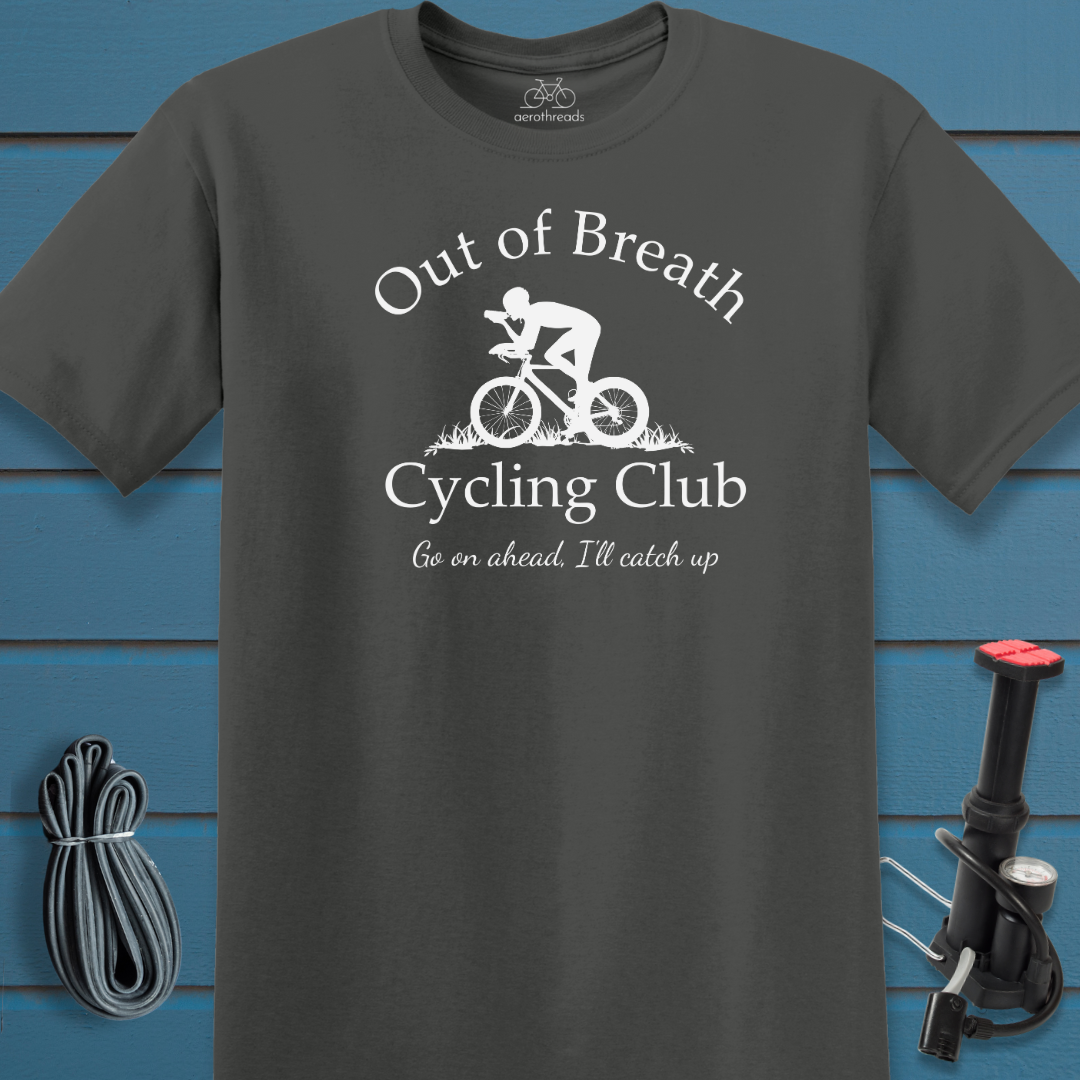 Out of Breath Cycling Club t-shirt