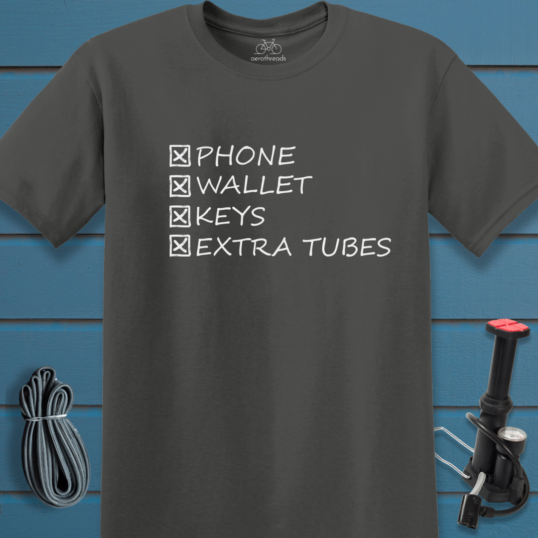 Leave the house checklist t-shirt