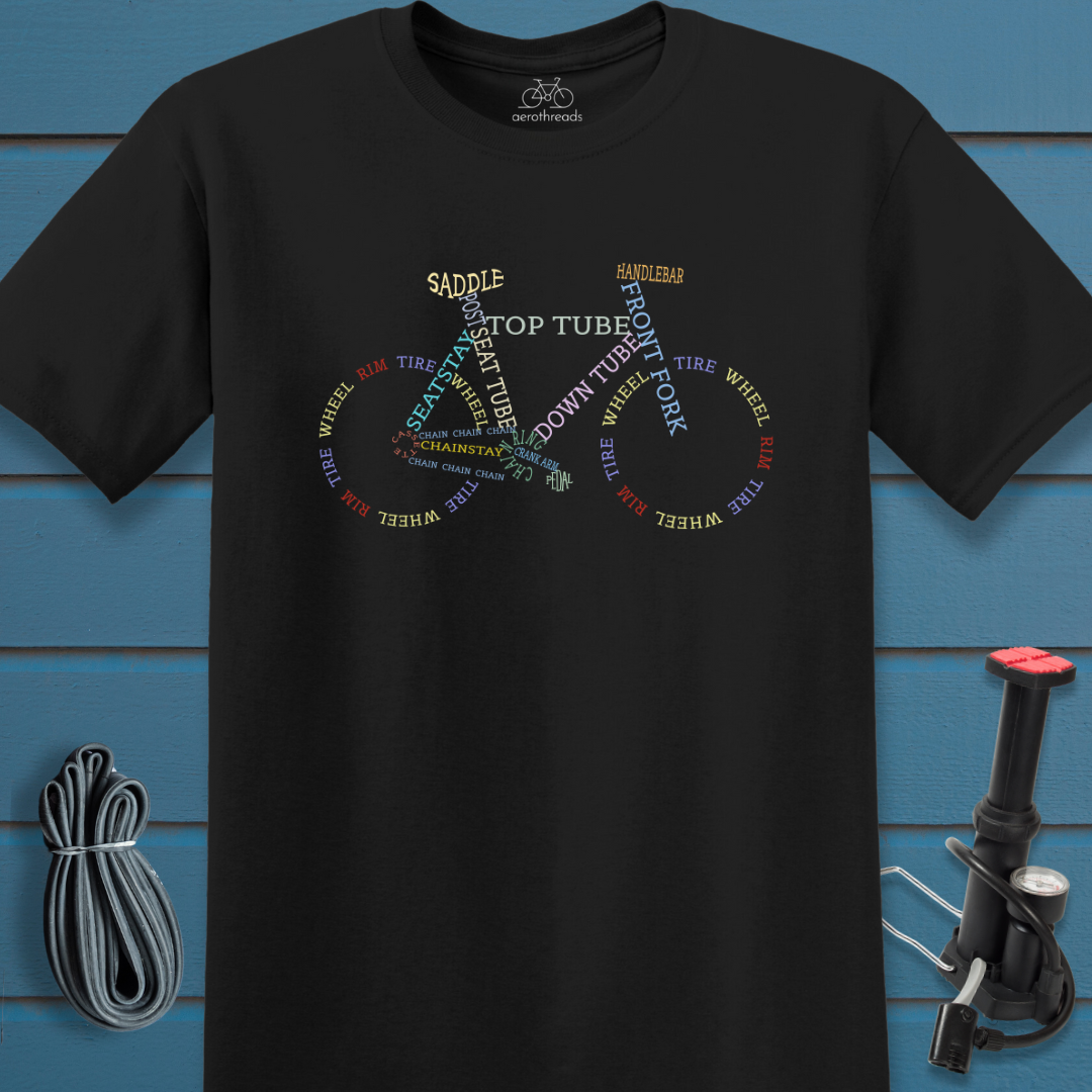 Bike labels t-shirt