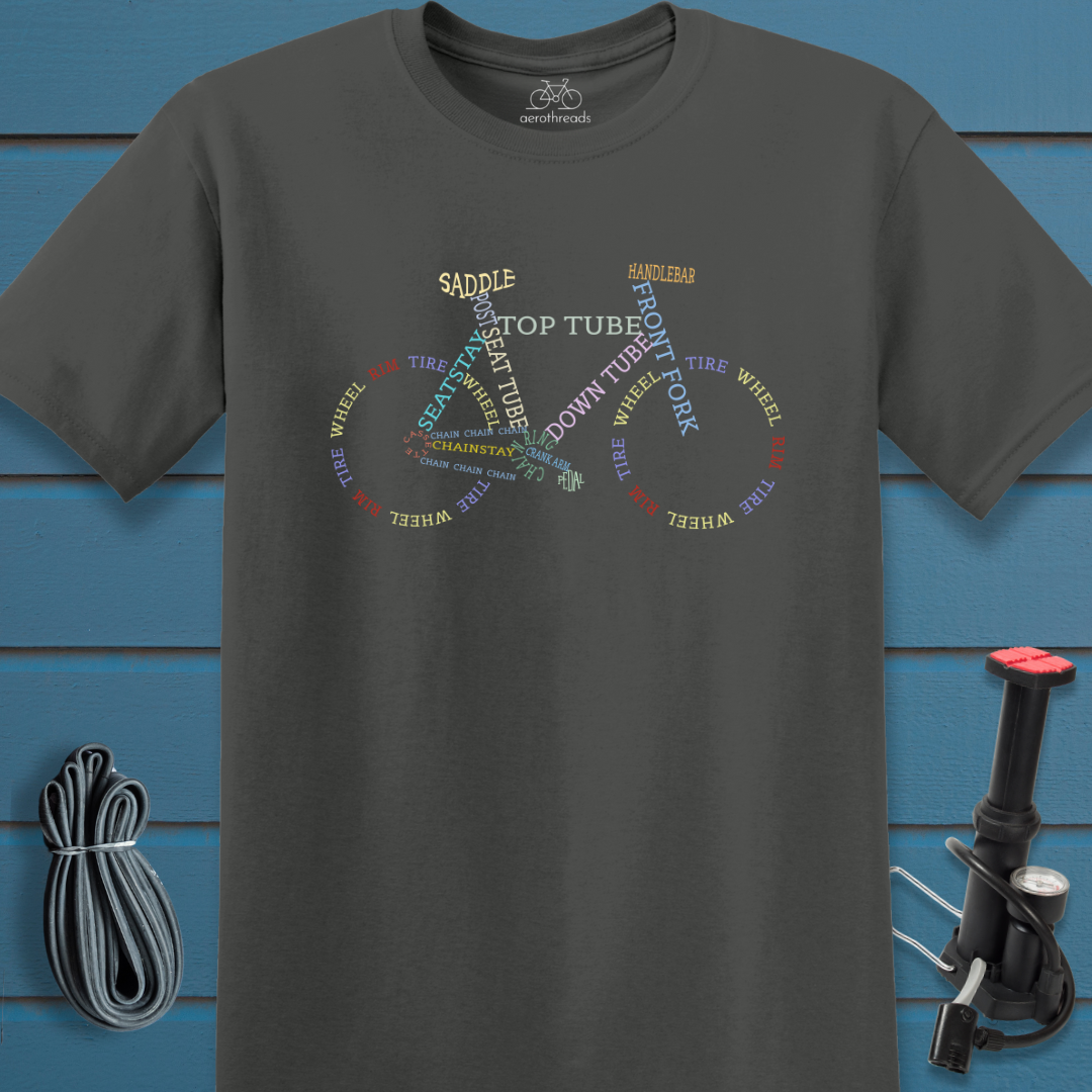 Bike labels t-shirt