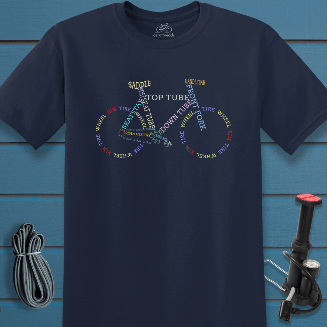 Bike labels t-shirt