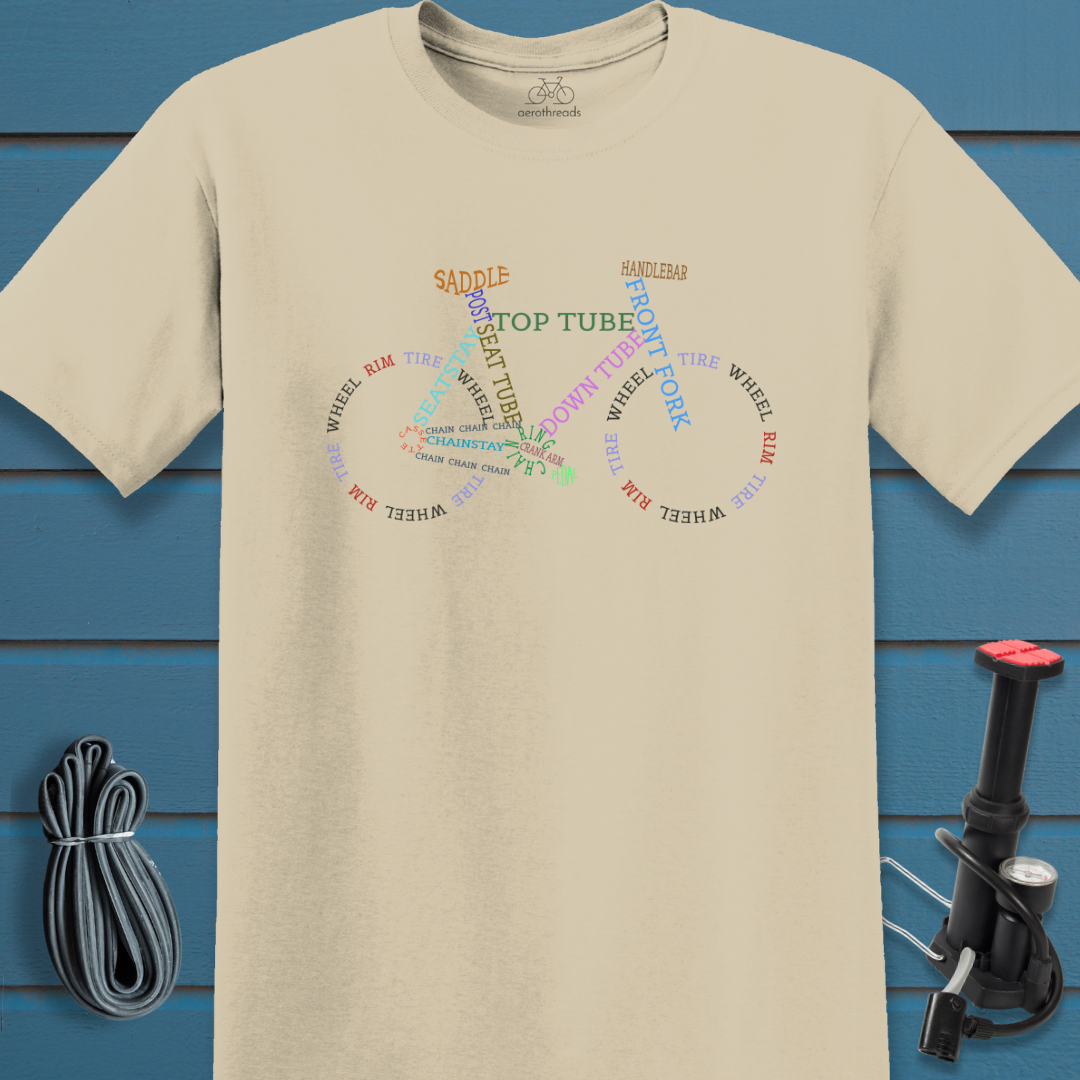 Bike labels t-shirt