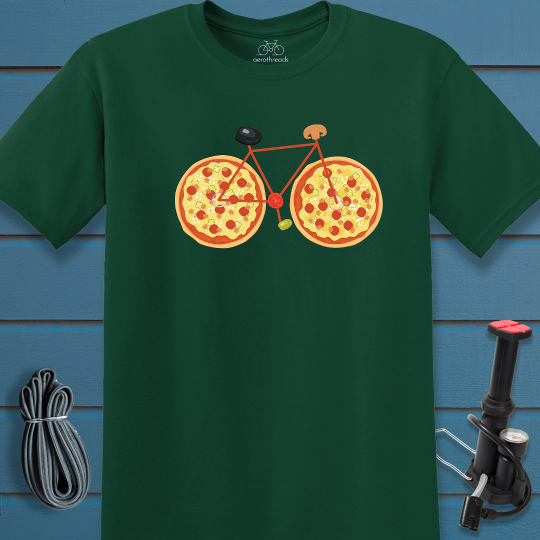 Pizza bike t-shirt