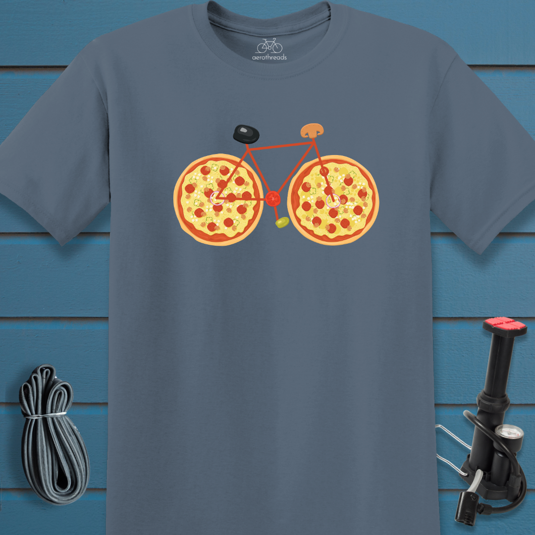 Pizza bike t-shirt