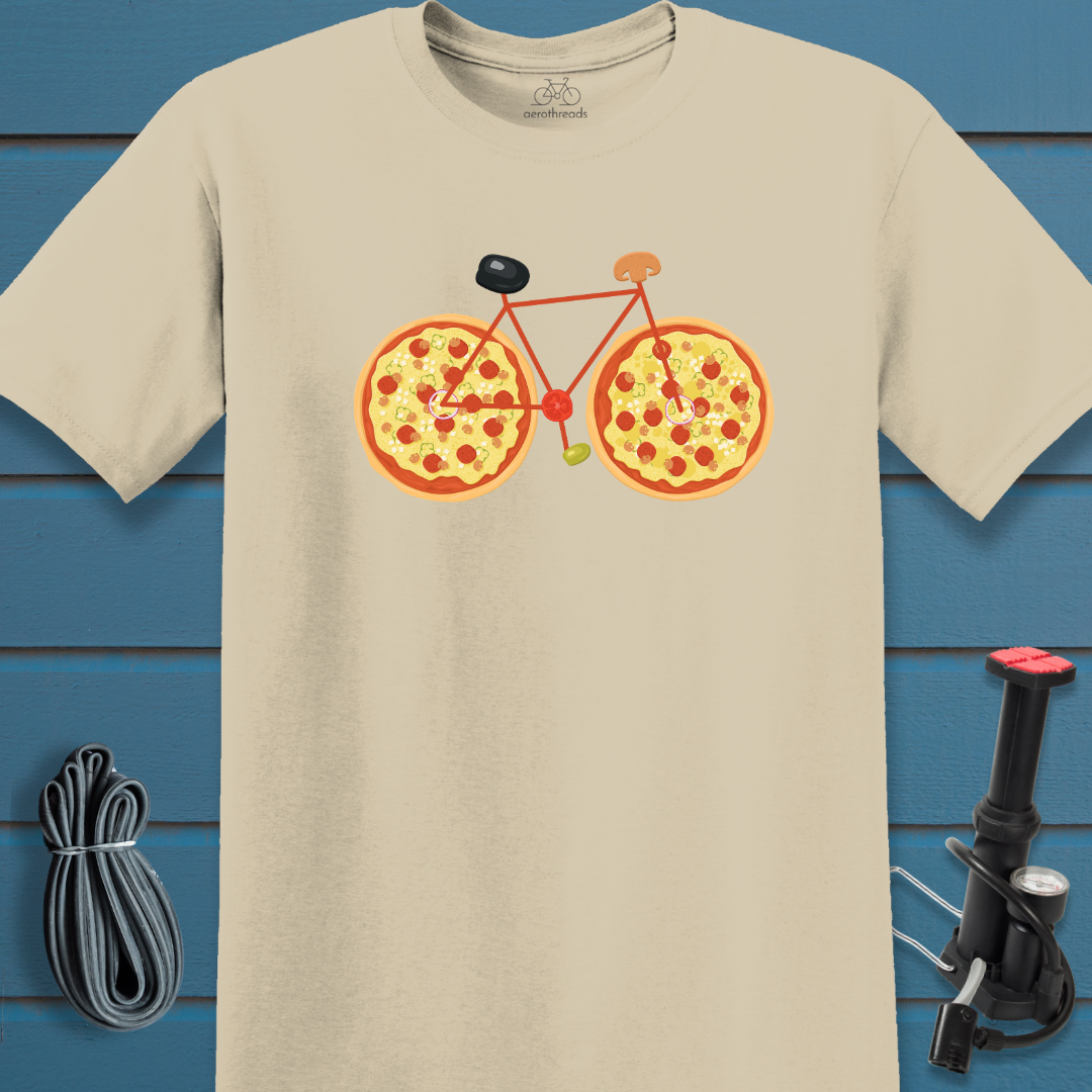 Pizza bike t-shirt