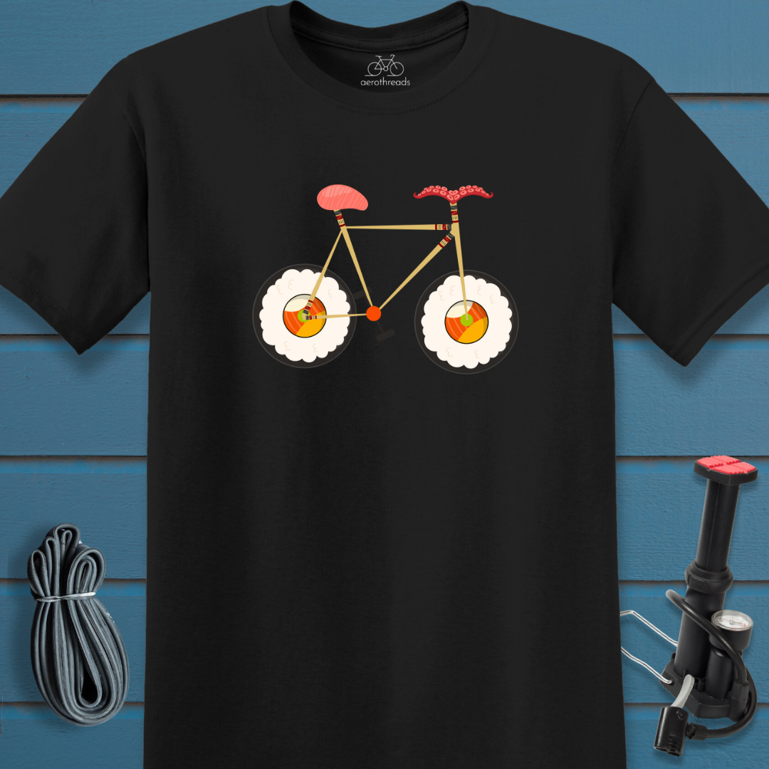Sushi bike t-shirt