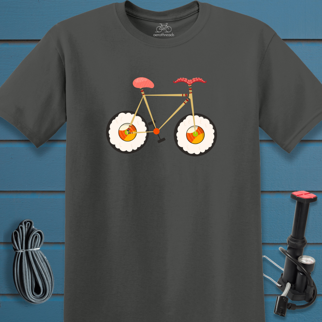 Sushi bike t-shirt