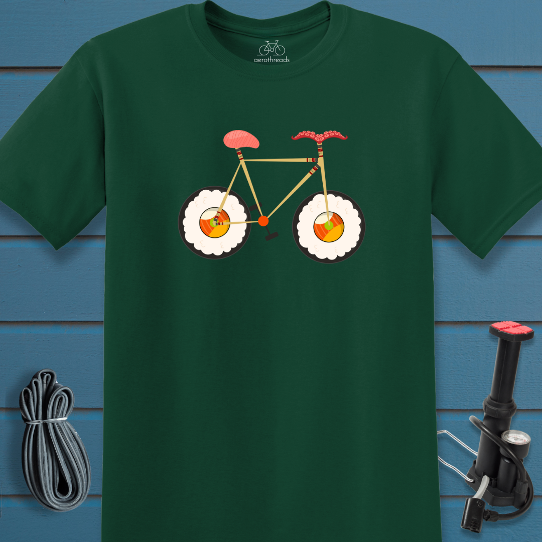 Sushi bike t-shirt