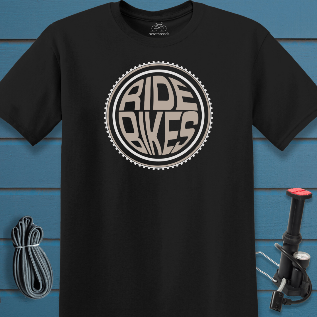Ride bikes circle t-shirt