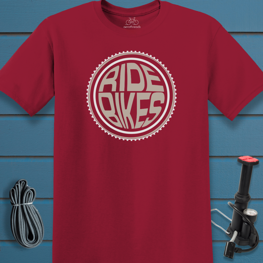 Ride bikes circle t-shirt