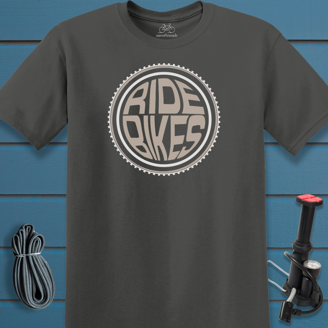 Ride bikes circle t-shirt