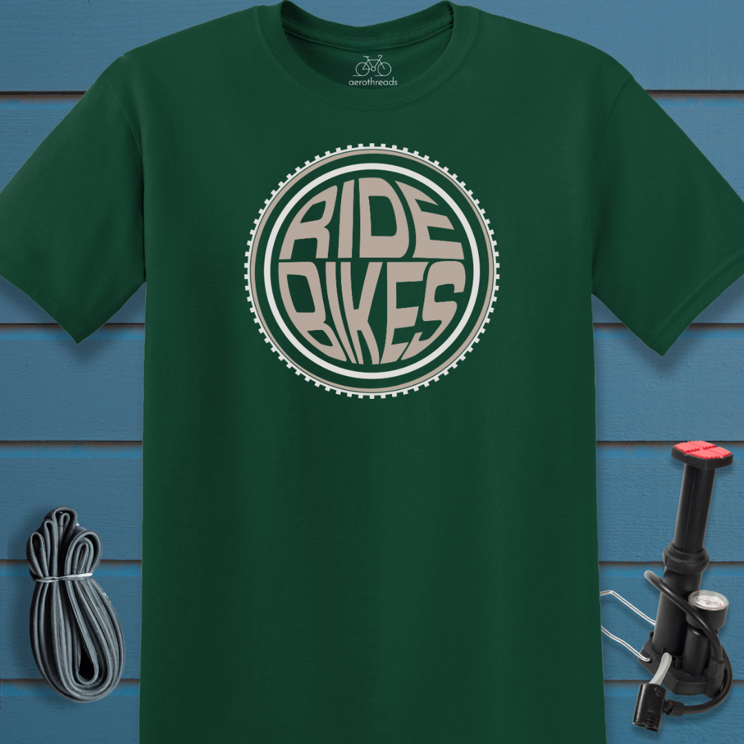 Ride bikes circle t-shirt