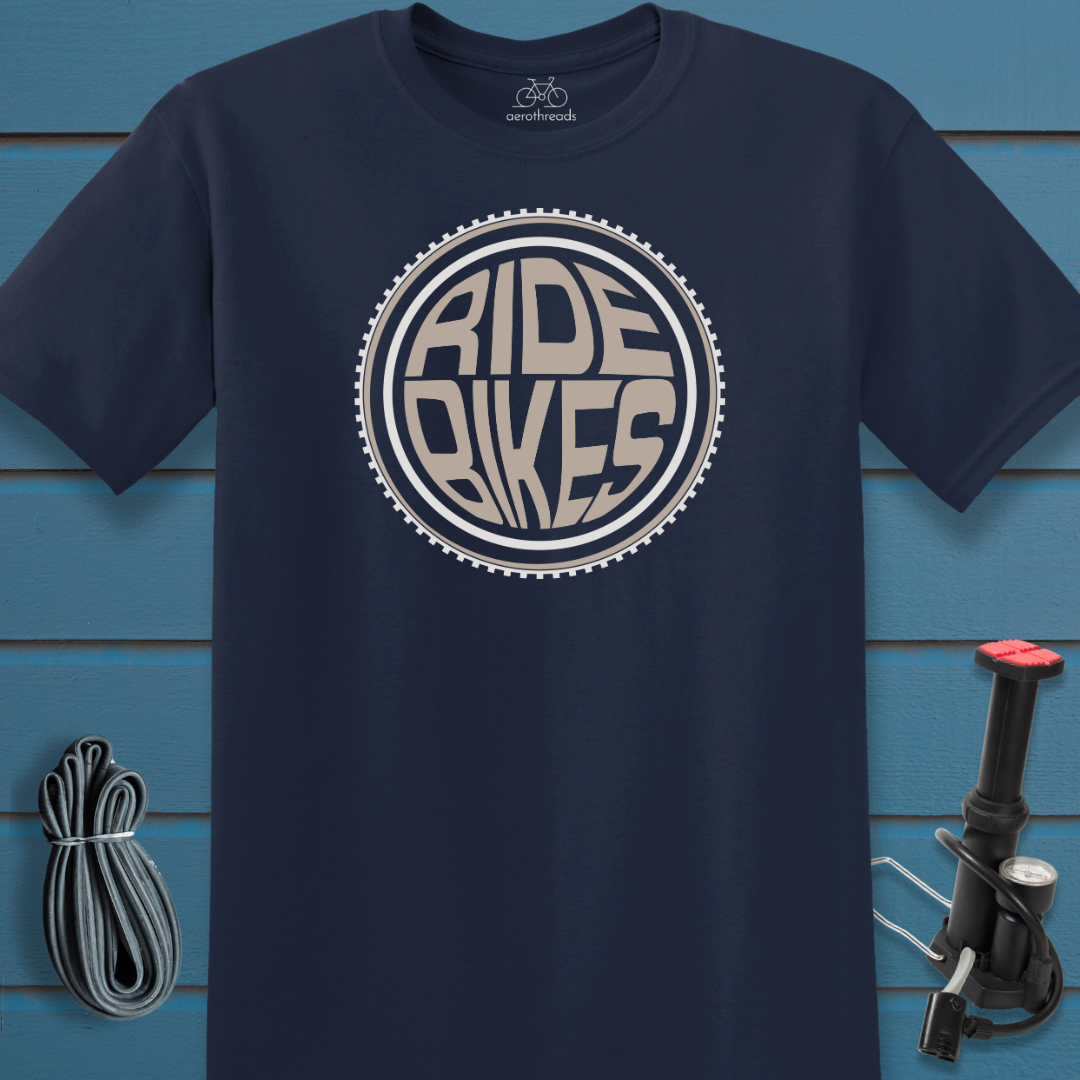 Ride bikes circle t-shirt