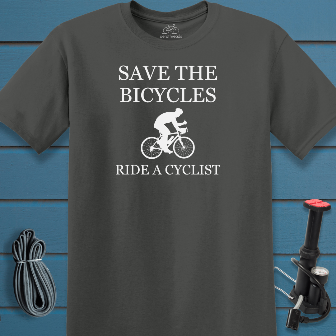 Save the bicycles t-shirt