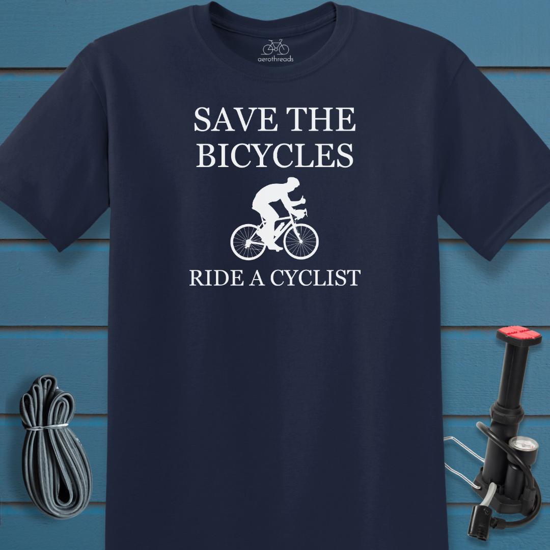 Save the bicycles t-shirt