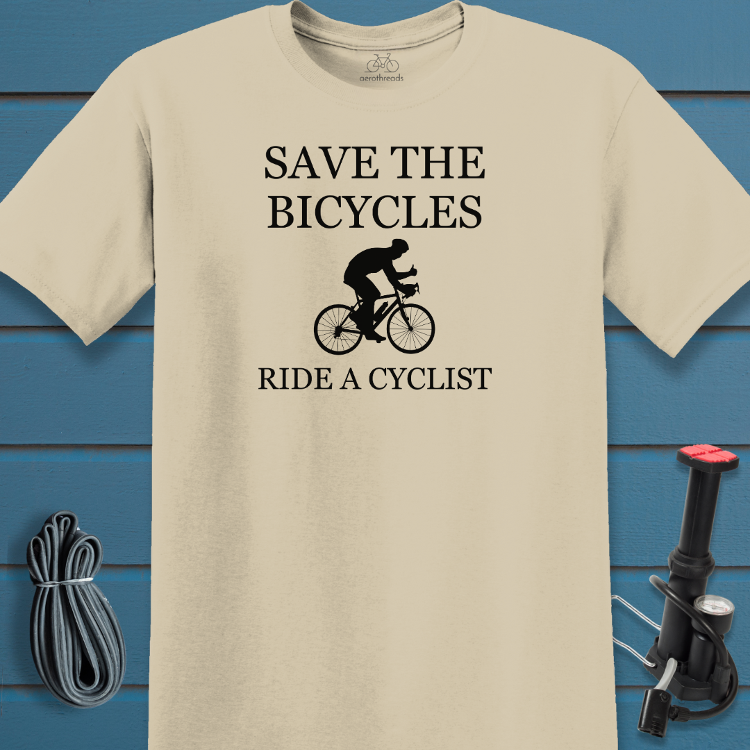 Save the bicycles t-shirt
