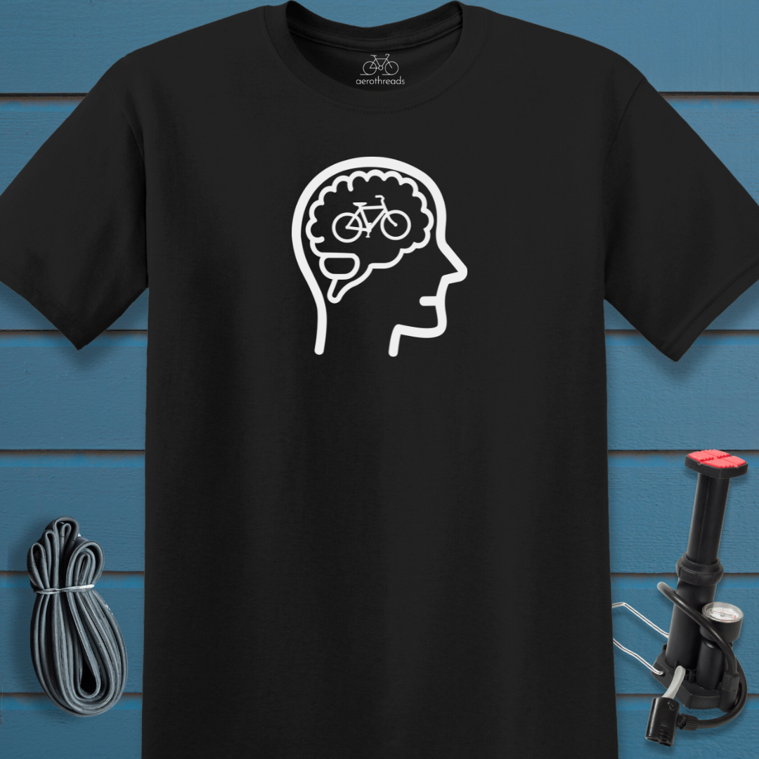 Bikes on the brain t-shirt