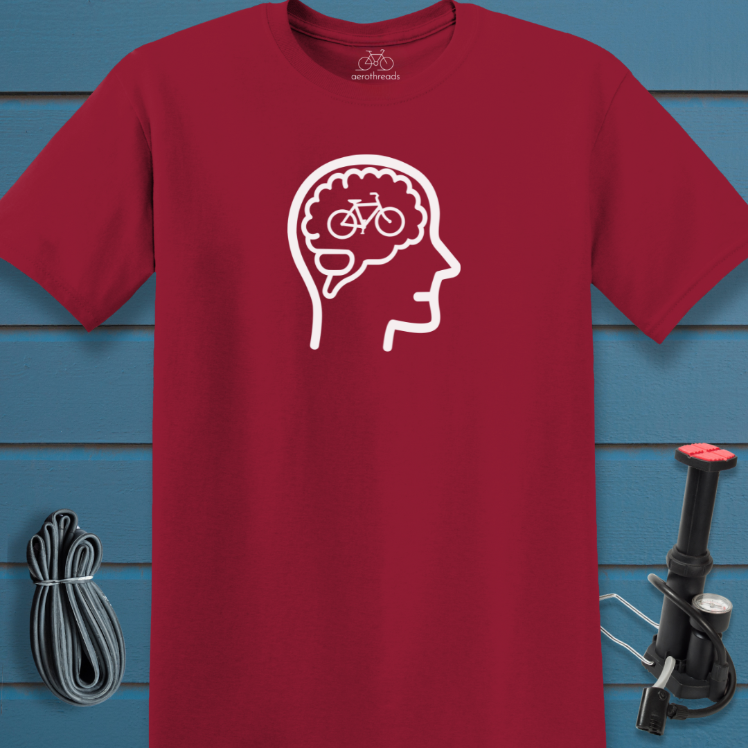 Bikes on the brain t-shirt