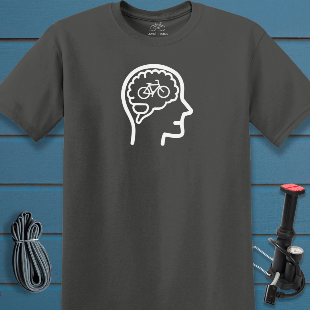 Bikes on the brain t-shirt