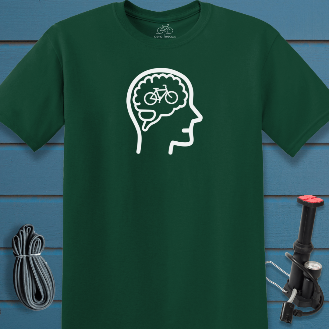 Bikes on the brain t-shirt