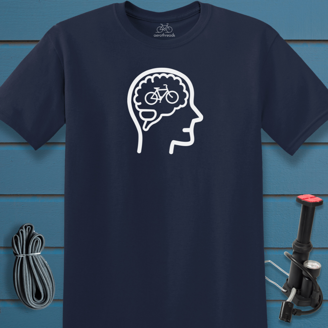 Bikes on the brain t-shirt