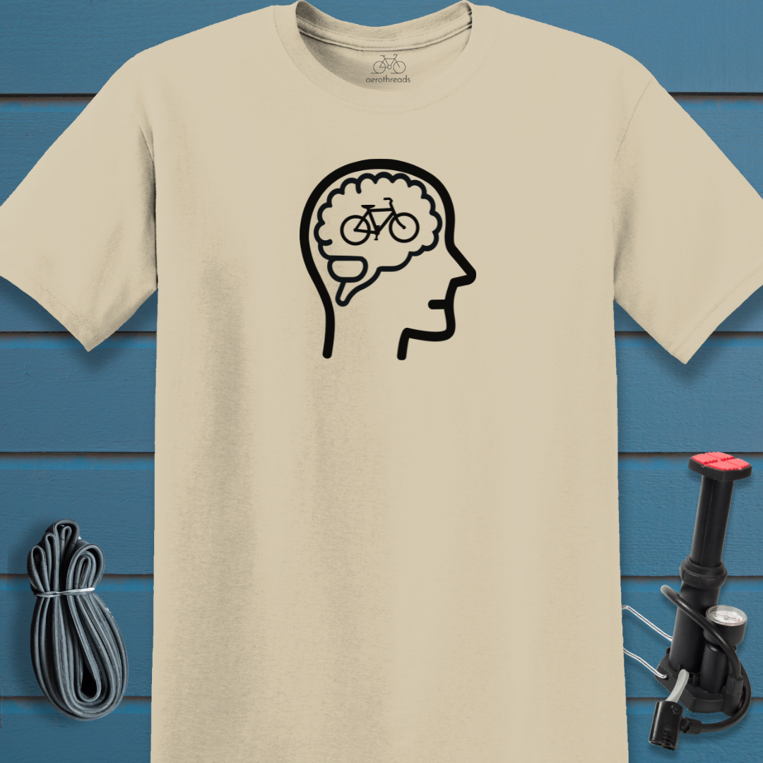 Bikes on the brain t-shirt