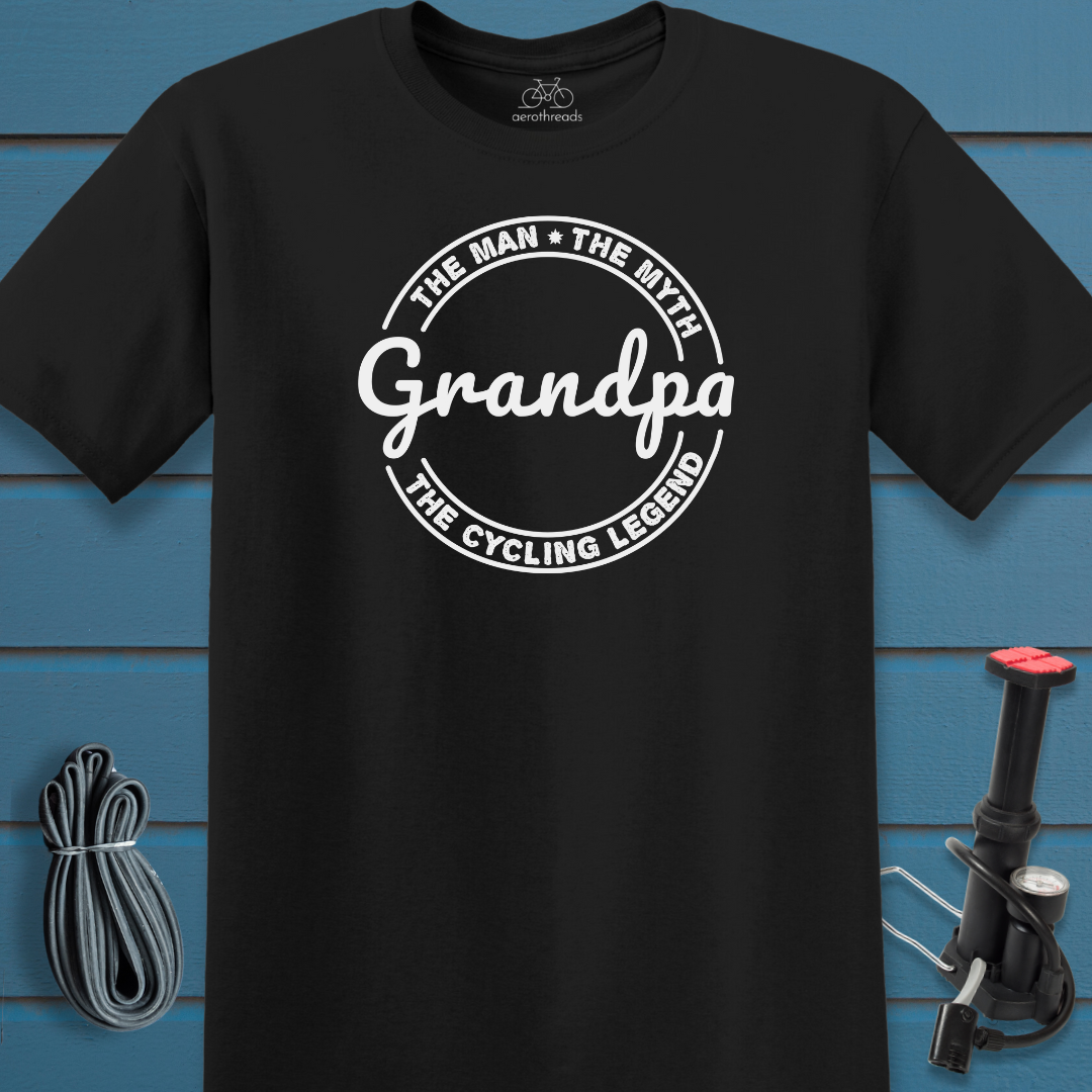 Grandpa the cycling legend t-shirt
