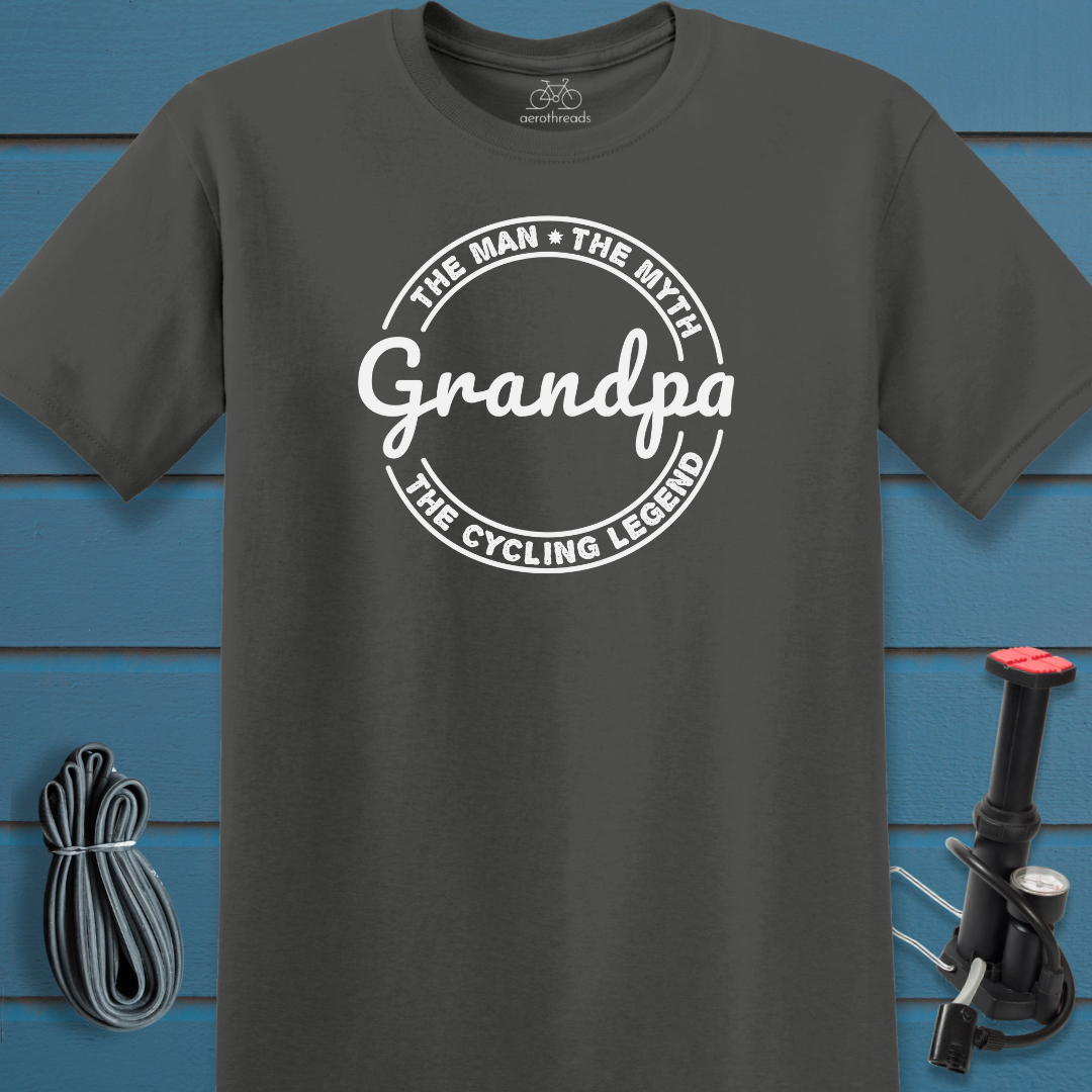 Grandpa the cycling legend t-shirt