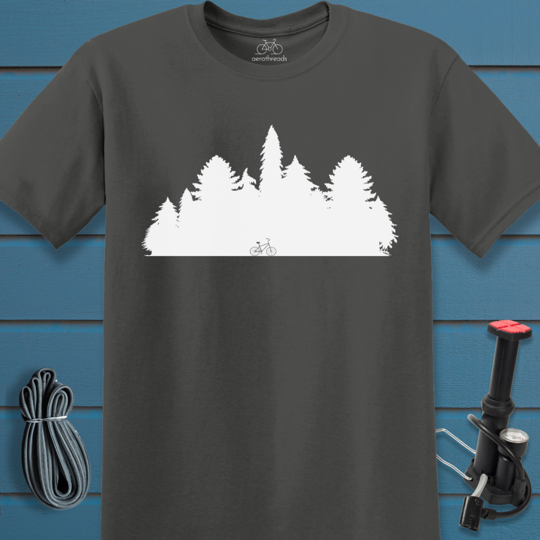 Bike in the forest t-shirt