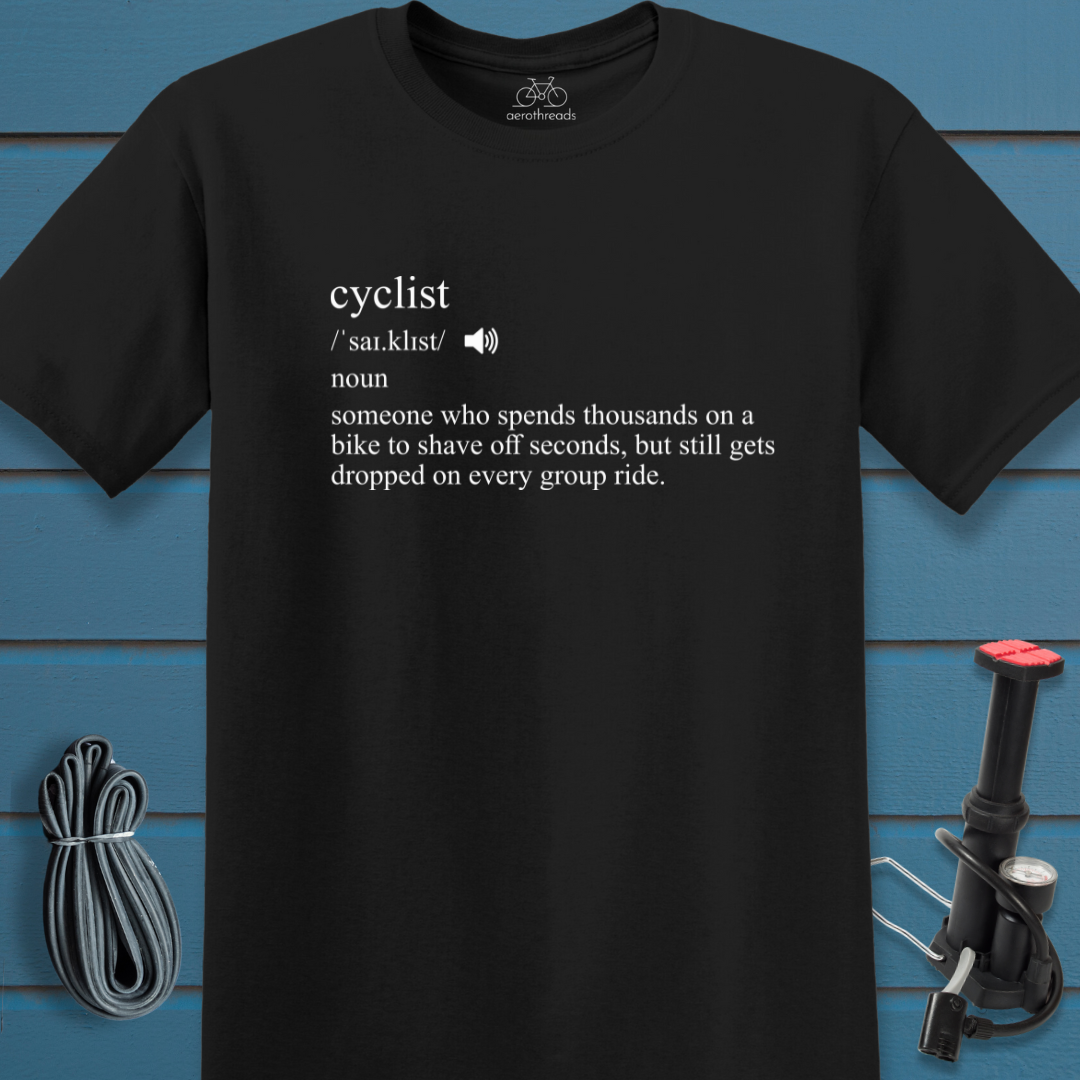 Cyclist dictionary t-shirt