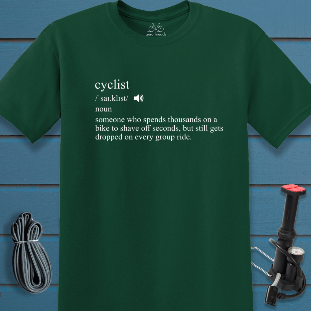 Cyclist dictionary t-shirt
