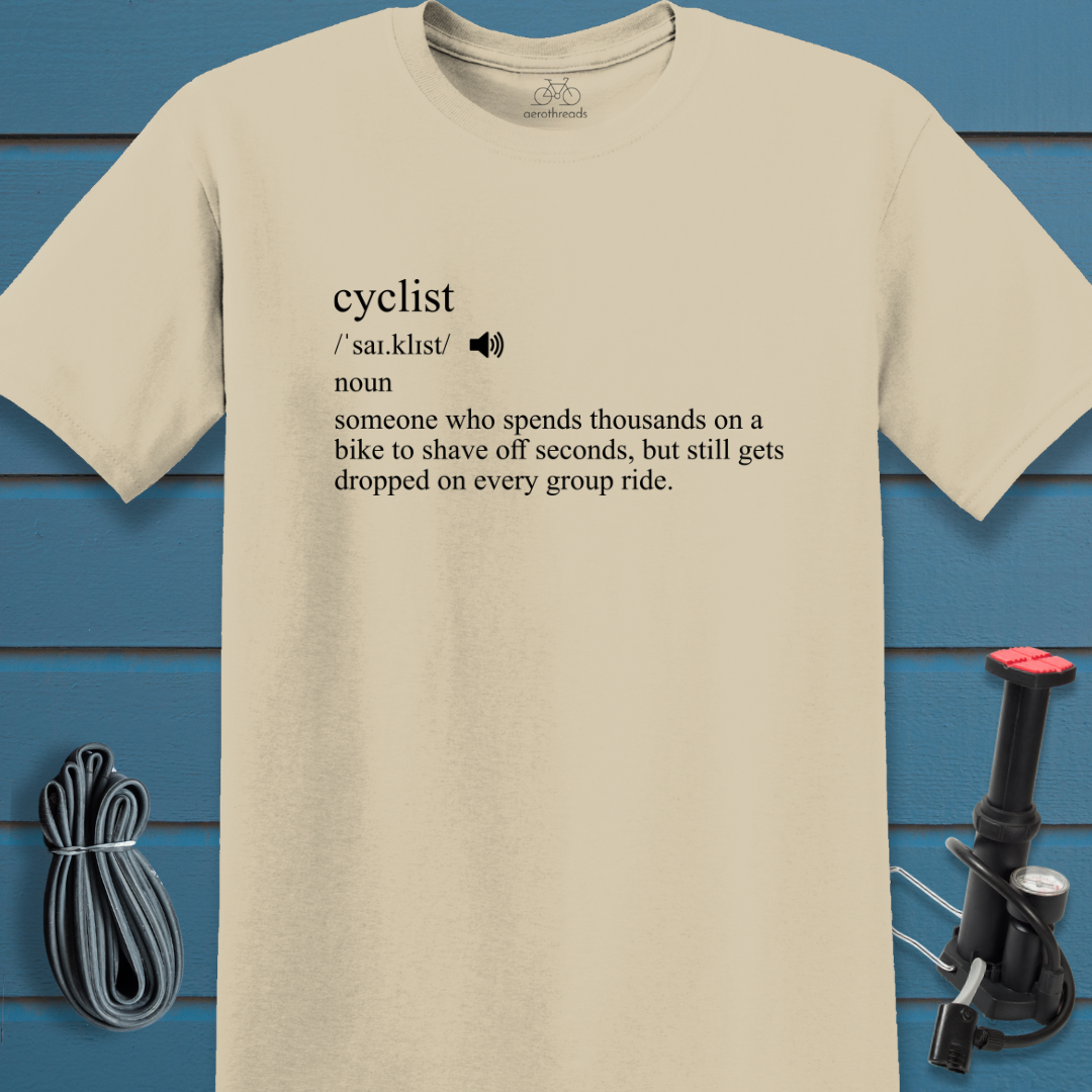 Cyclist dictionary t-shirt