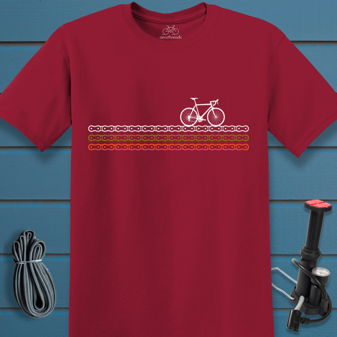 3 bright chains t-shirt