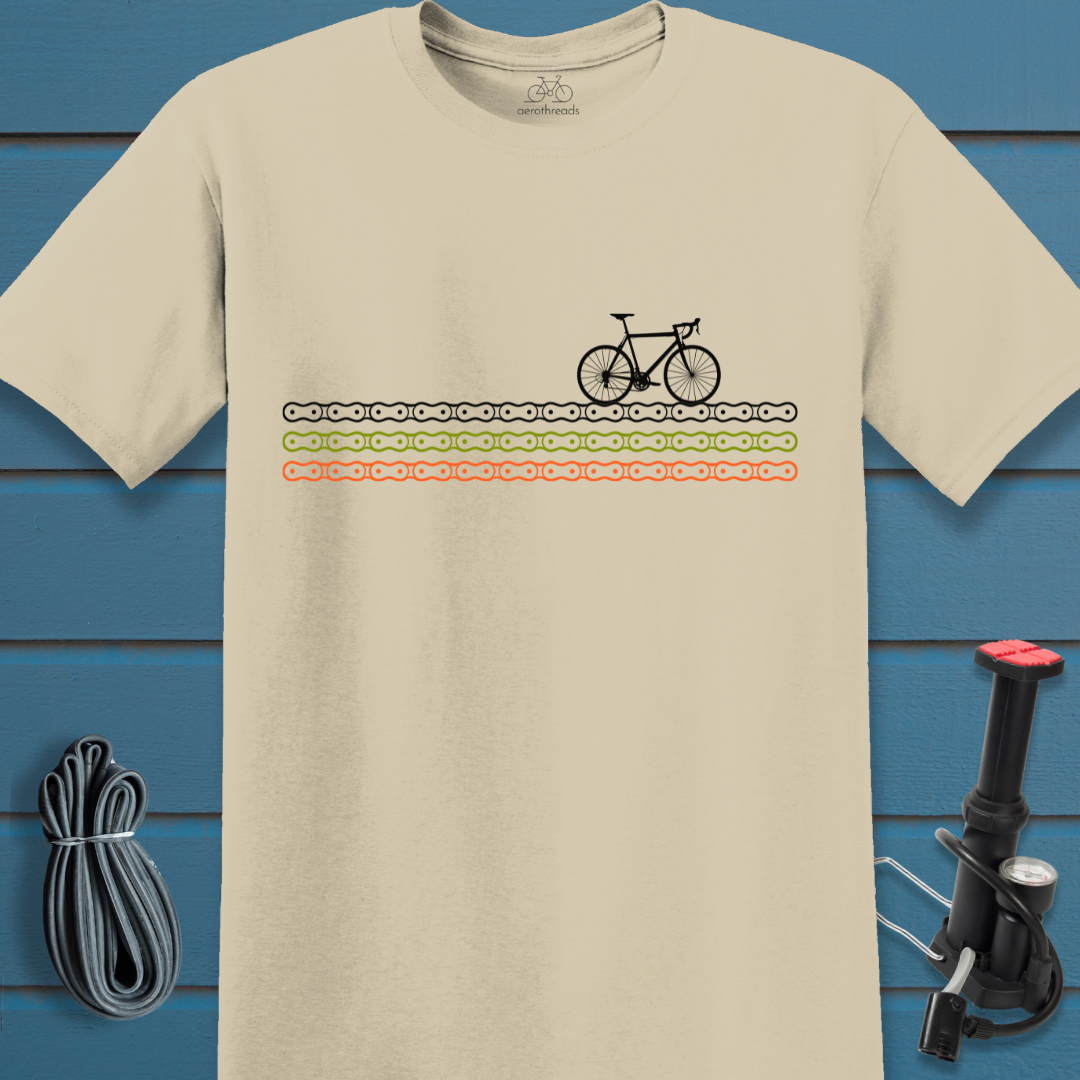 3 bright chains t-shirt