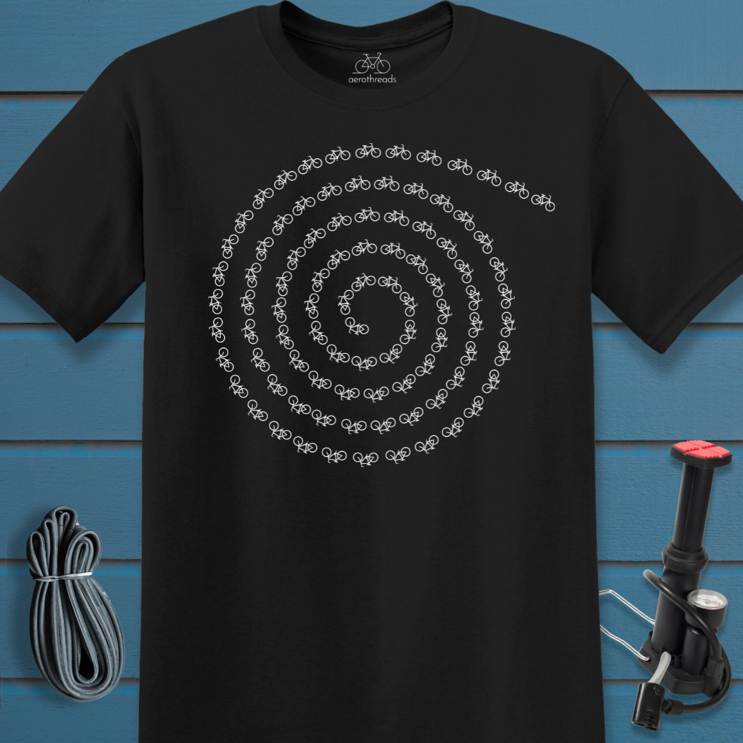 Bike spiral t-shirt