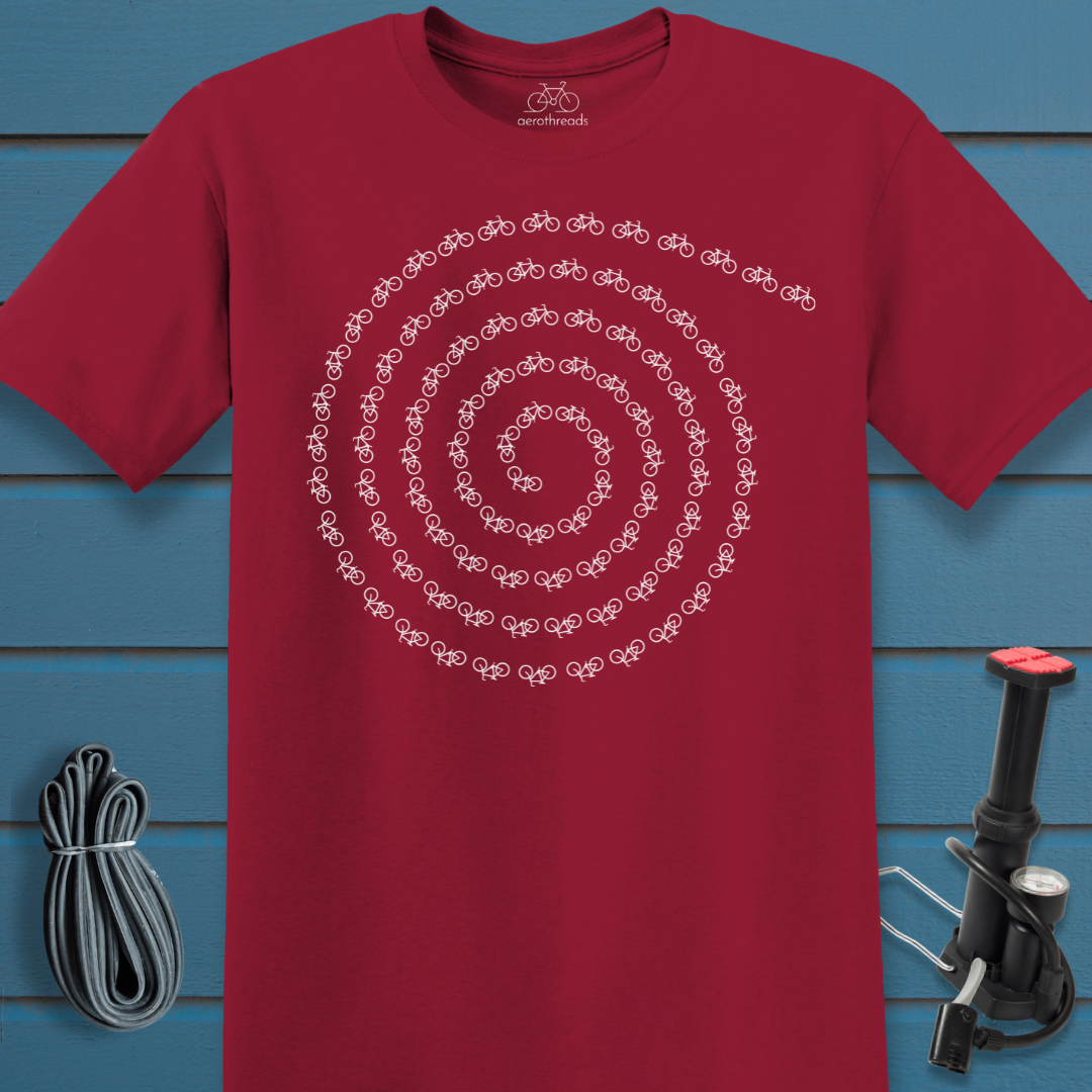 Bike spiral t-shirt