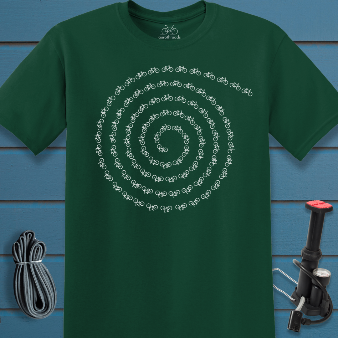 Bike spiral t-shirt