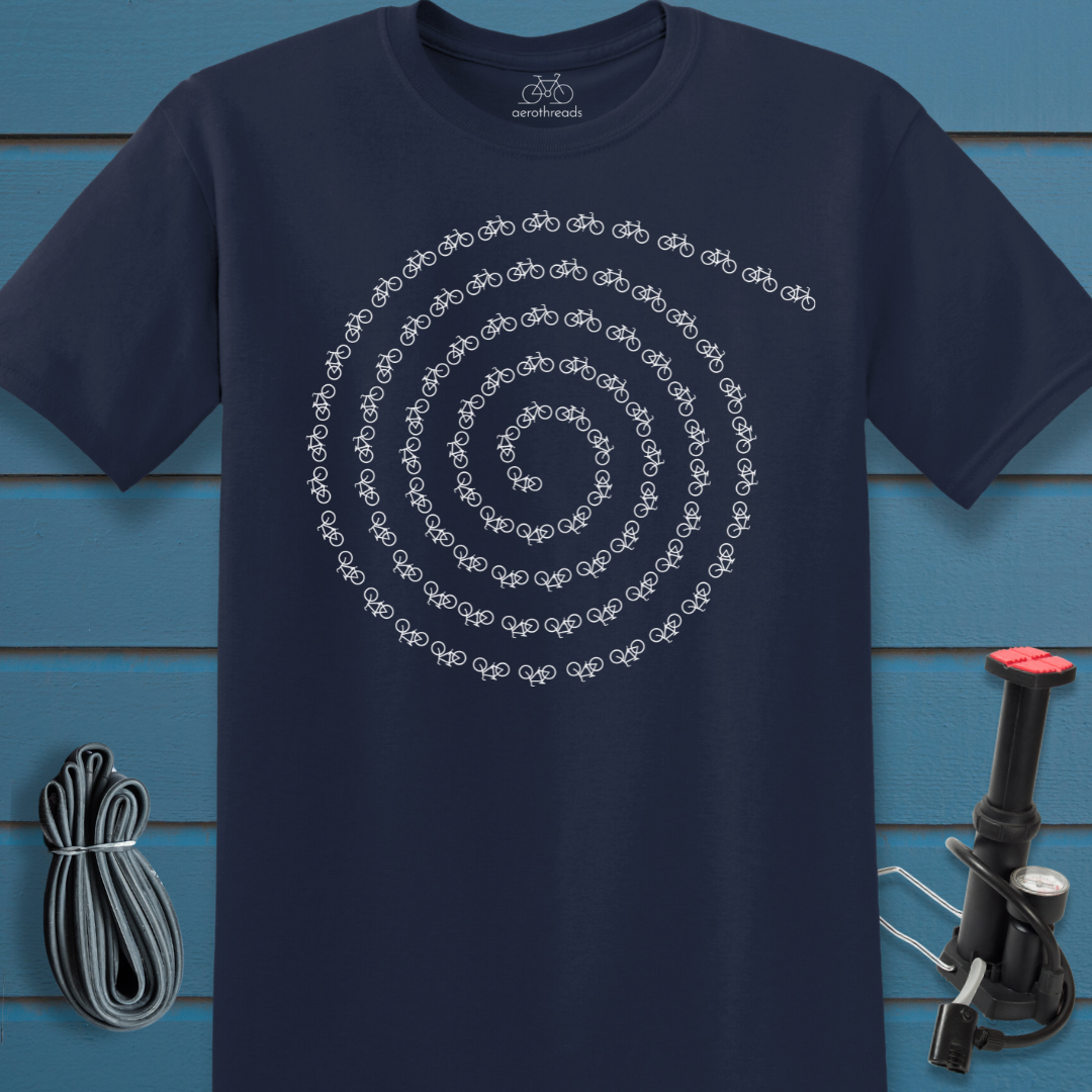 Bike spiral t-shirt