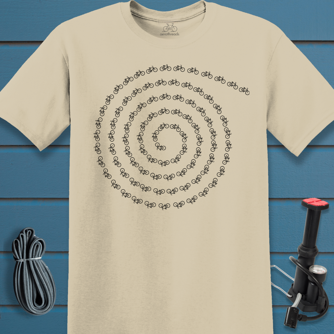 Bike spiral t-shirt