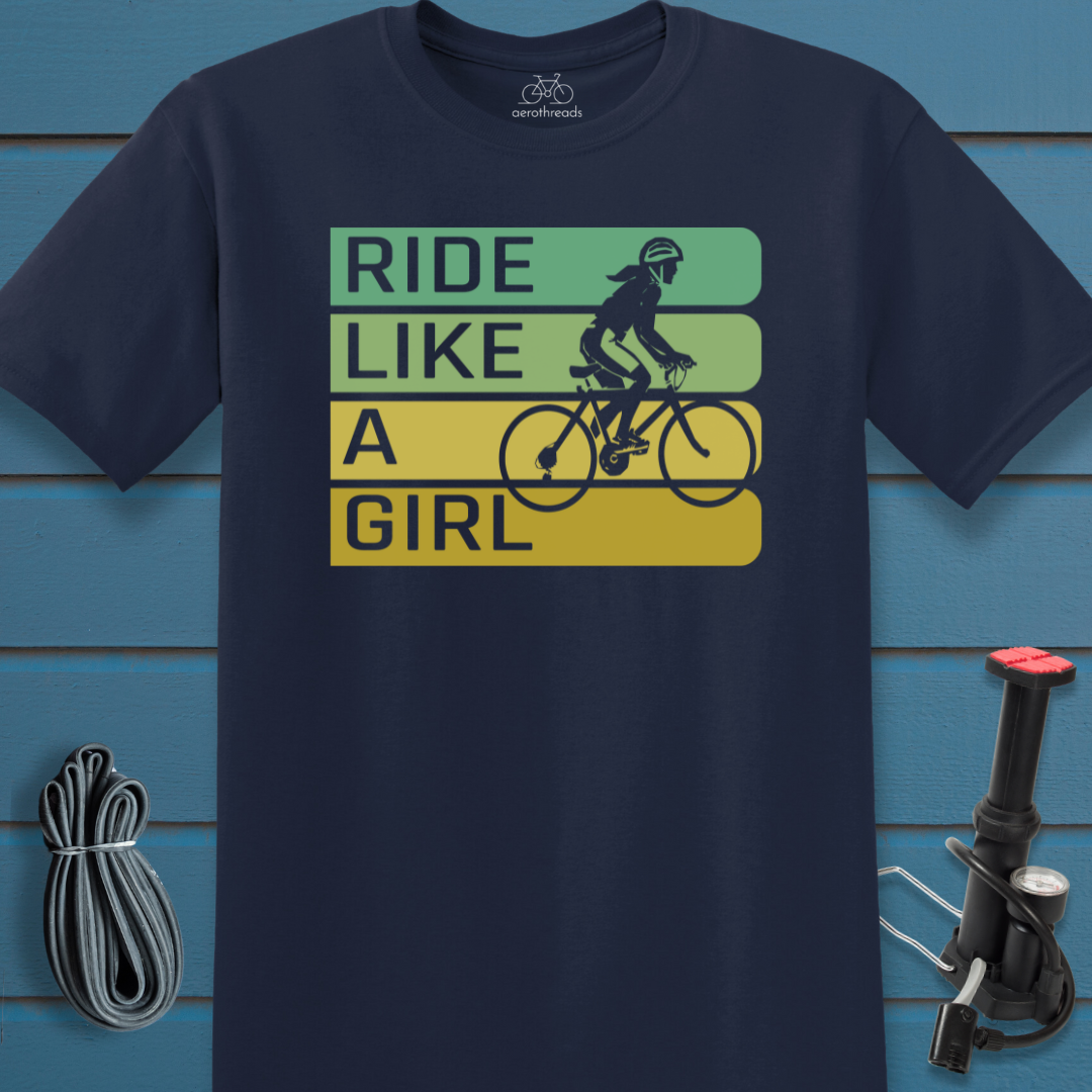 Ride like a girl t-shirt