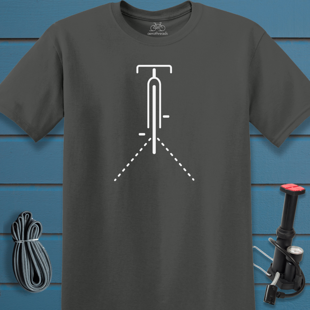 Plain line bike t-shirt