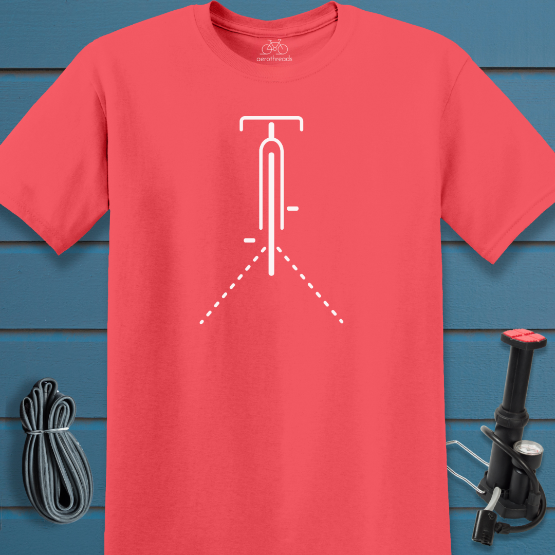 Plain line bike t-shirt