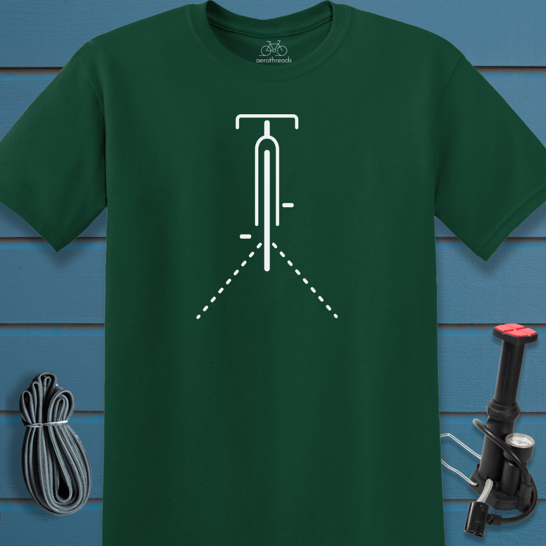 Plain line bike t-shirt