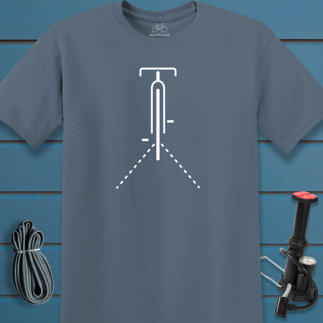 Plain line bike t-shirt