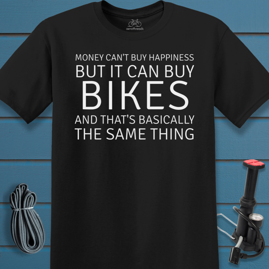 Money can't buy happiness t-shirt
