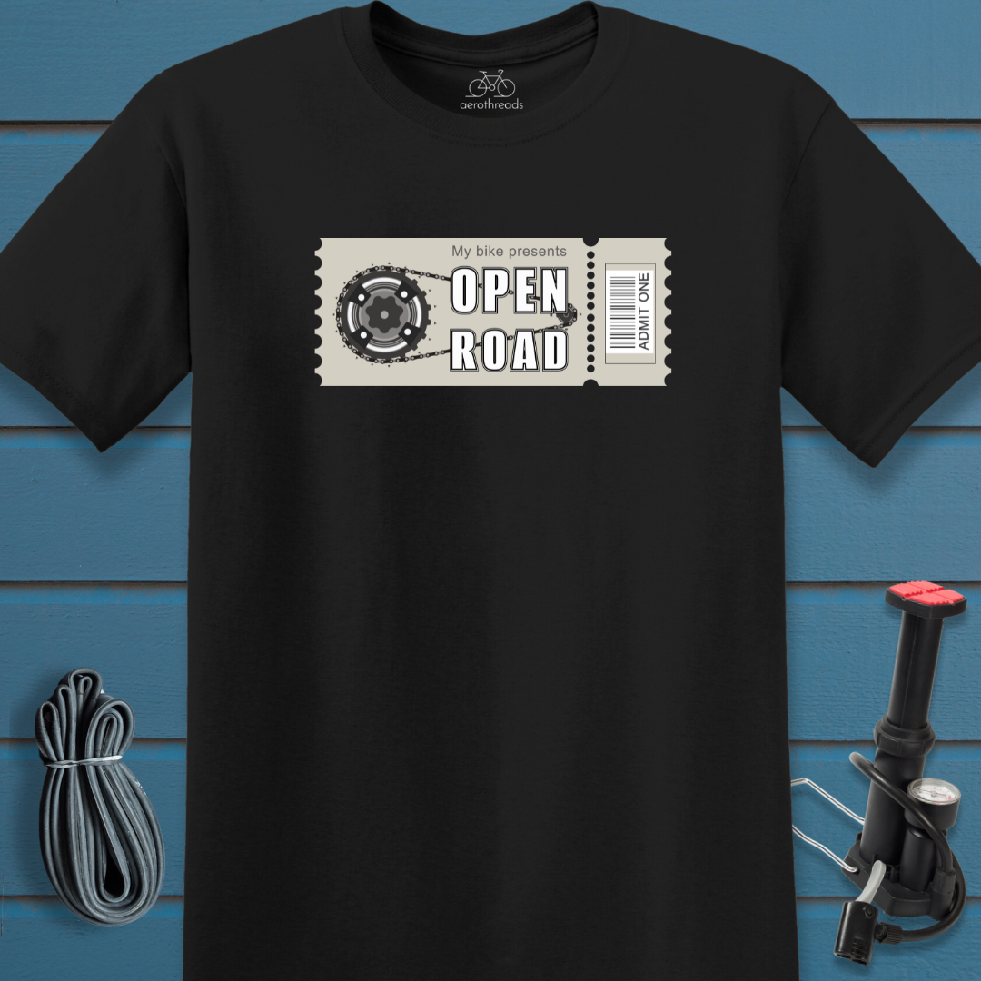 Ticket to the open road t-shirt