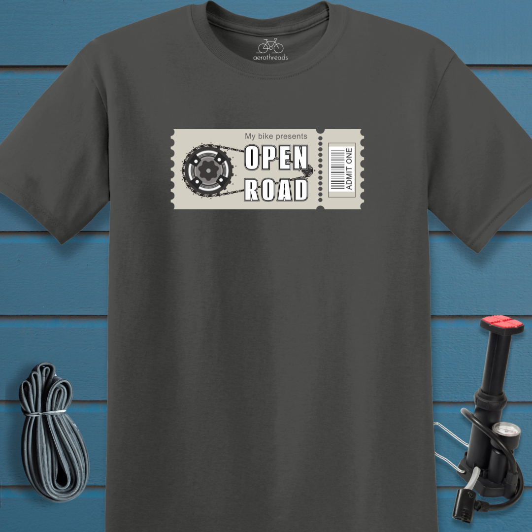 Ticket to the open road t-shirt