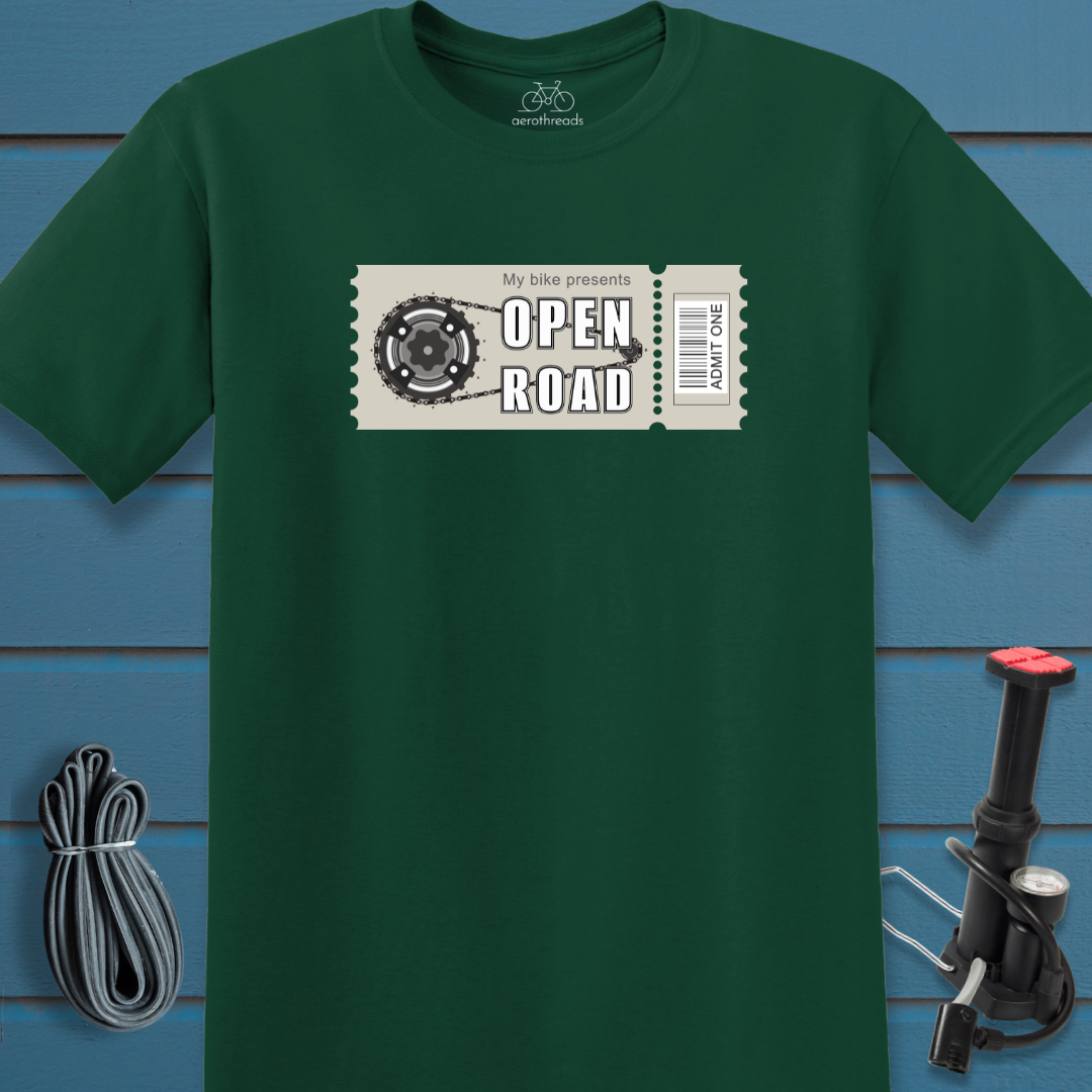 Ticket to the open road t-shirt