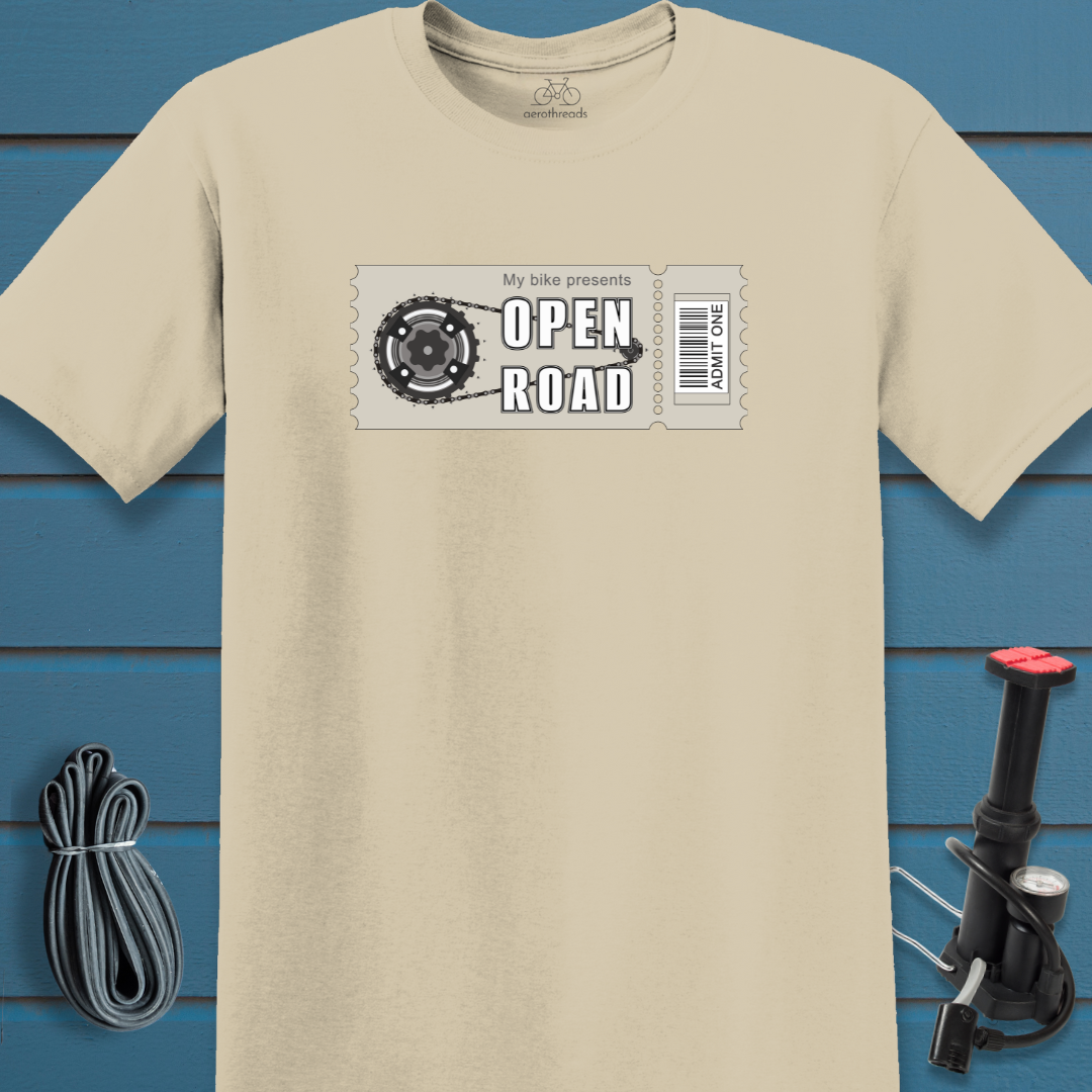 Ticket to the open road t-shirt
