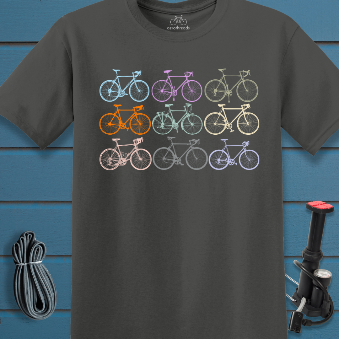 Nine bike grid t-shirt